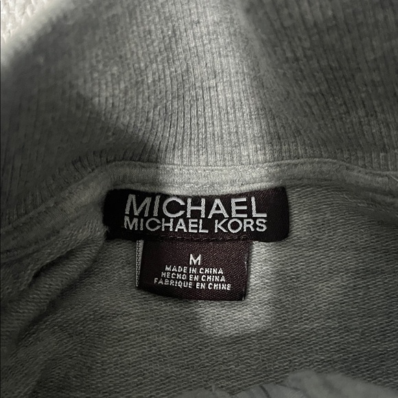 Michael Kors Men's Zip-Up Gray Sweater - Picture 3 of 4
